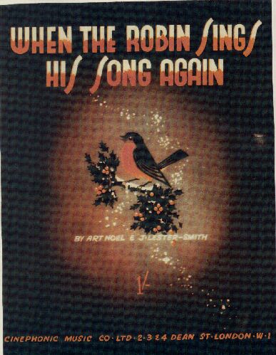 Song sheet cover